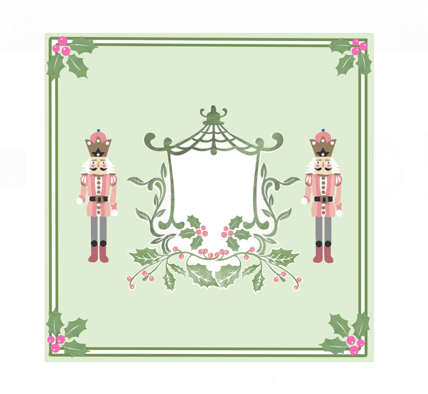 Nutcracker Leatherette Mat