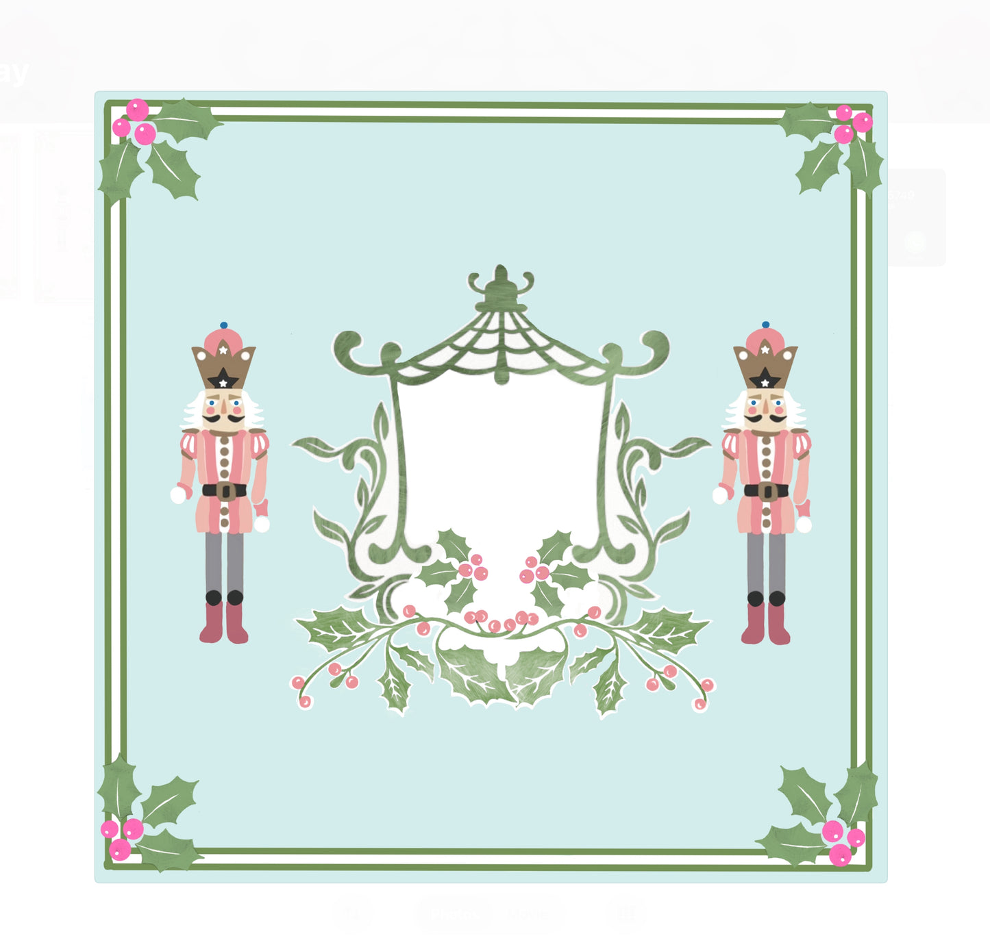 Nutcracker Leatherette Mat