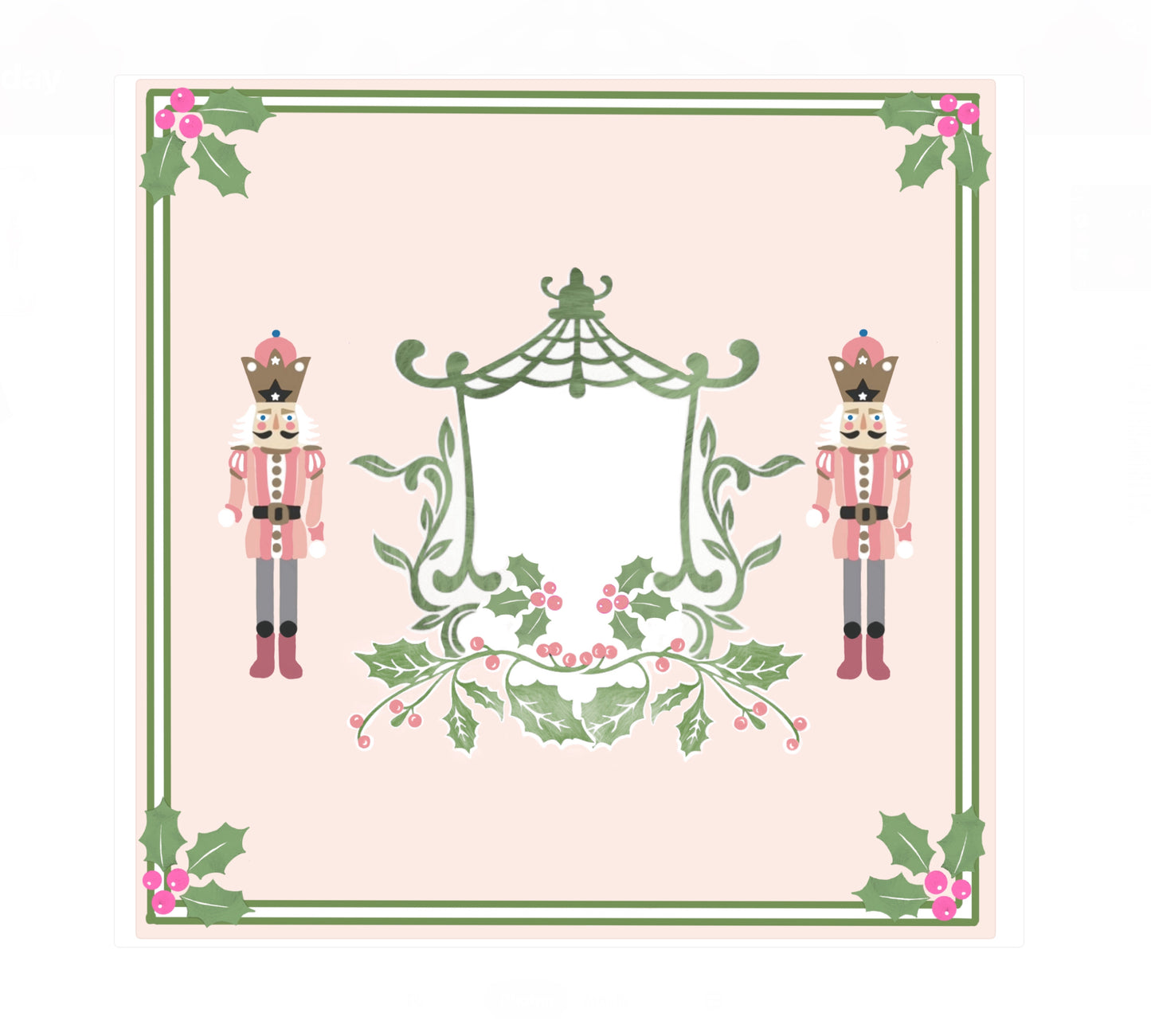 Nutcracker Leatherette Mat