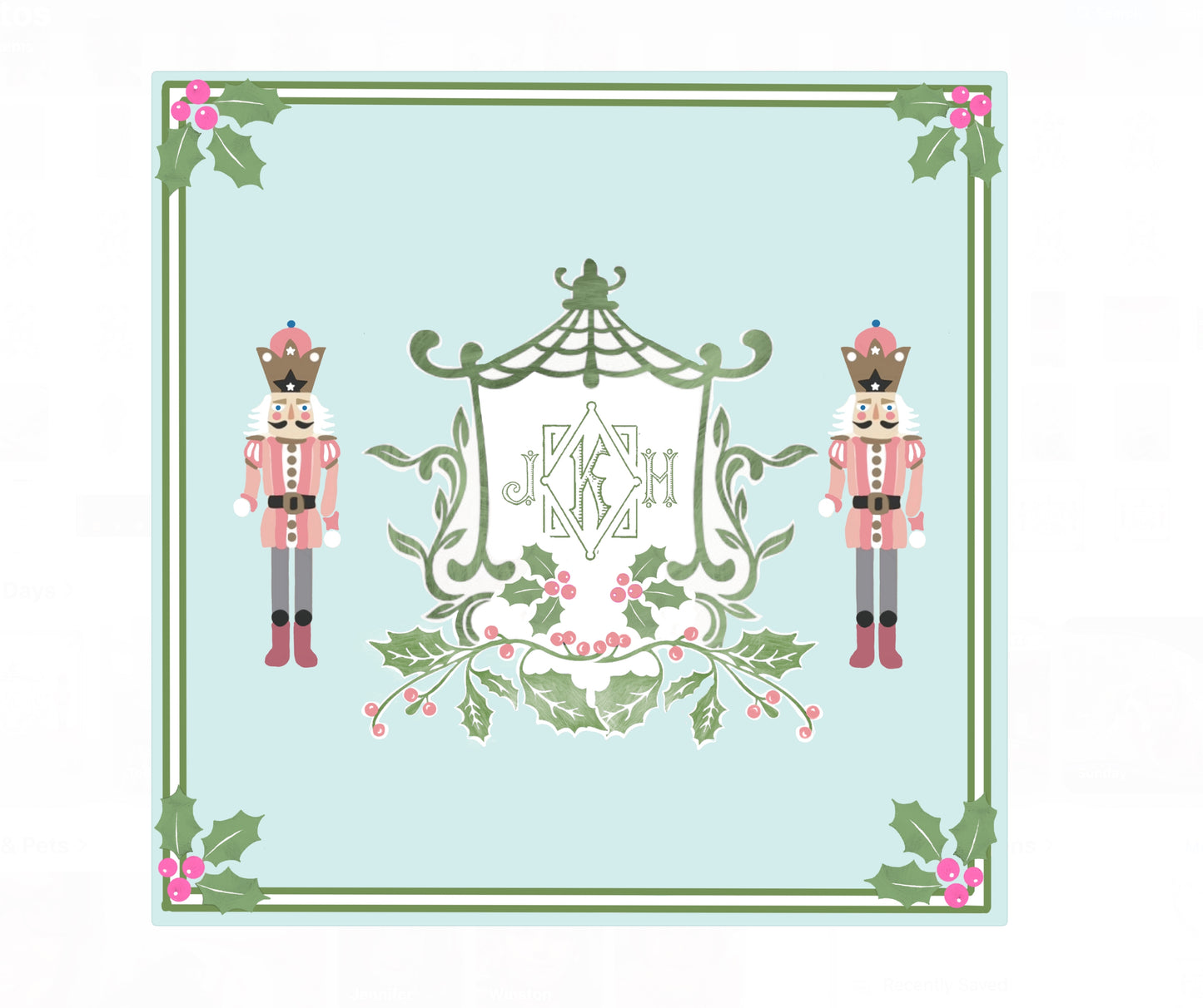 Nutcracker Leatherette Mat