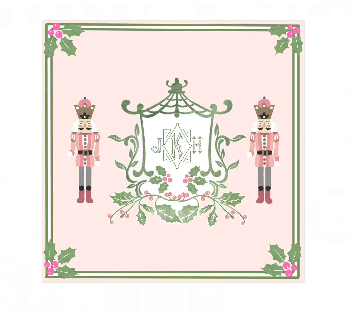 Nutcracker Leatherette Mat