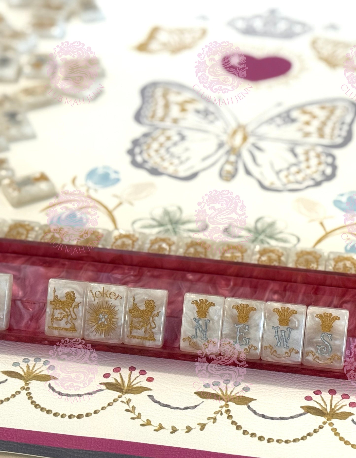 Magenta Mother of Pearl Set 0f 4 Racks - PRE-ORDER ONLY EARLIEST ESTIMATED June -July EST