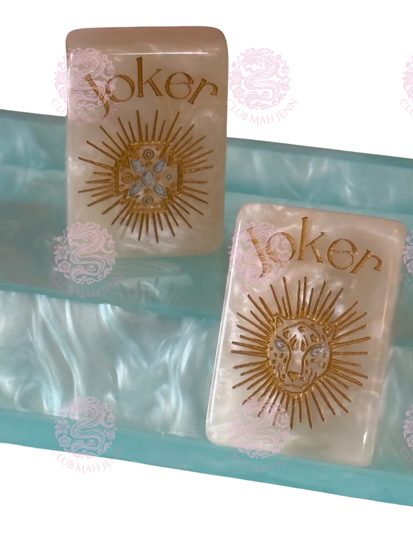 Pale Blue Mother of Pearl Set 0f 4 Racks - PRE-ORDER ONLY - EARLIEST ESTIMATED ARRIVAL July 2026