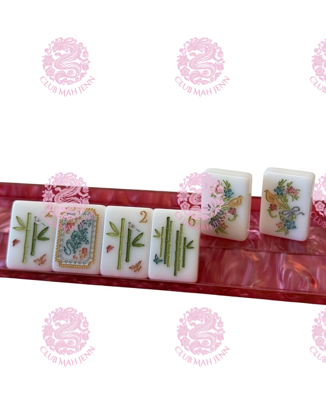 Pearl Royale CLASSIC Mah Jong Set - Miss O'Nie   PRE-ORDER 3rd Fulfillment EARLIEST ESTIMATED DELIVERY December   2026  ©2023 Club Mah Jenn