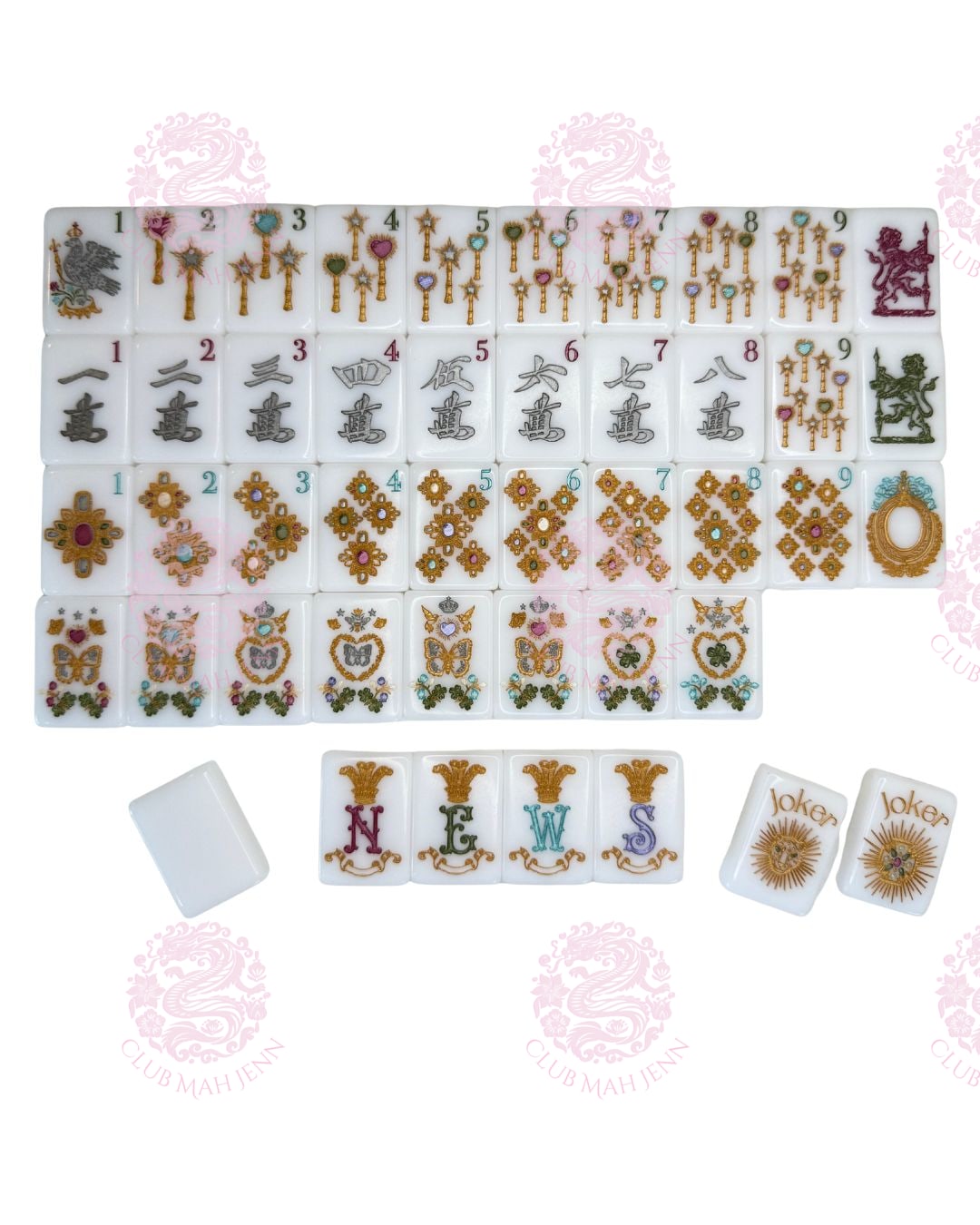 D'or Jewel Tone Classic Mah Jong Set - PRE-ORDER  2nd Fulfillment -Earliest Estimated Arrival November 2026  *Trademark Pending