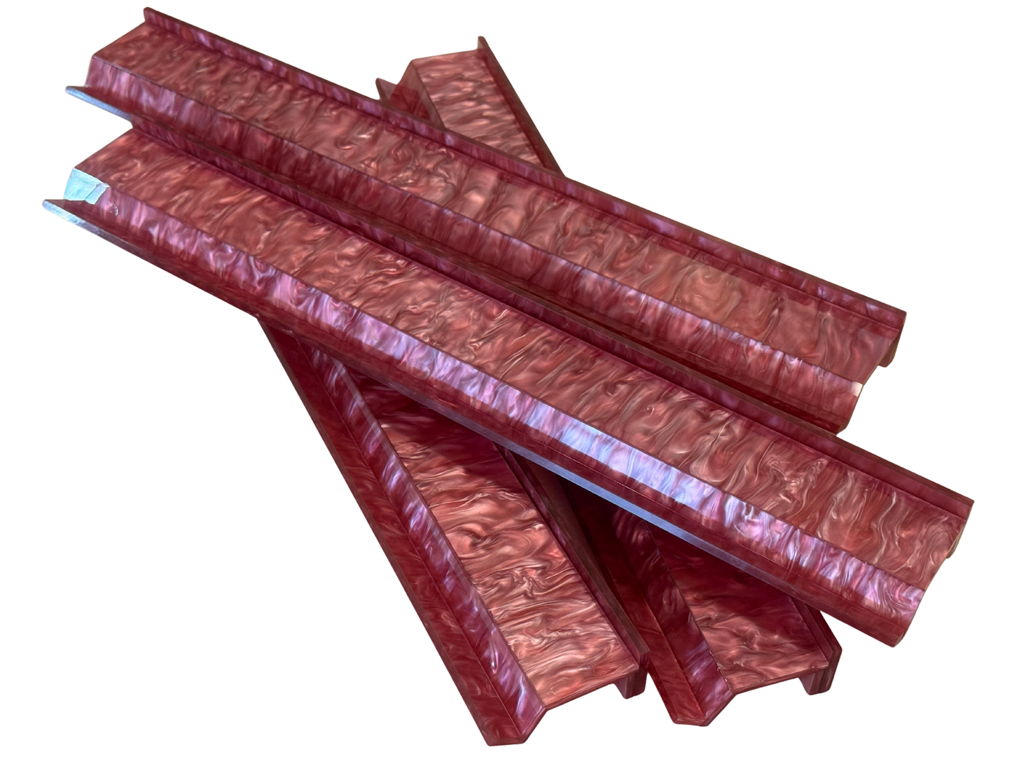 Magenta Mother of Pearl Set 0f 4  Racks - PRE-ORDER ONLY