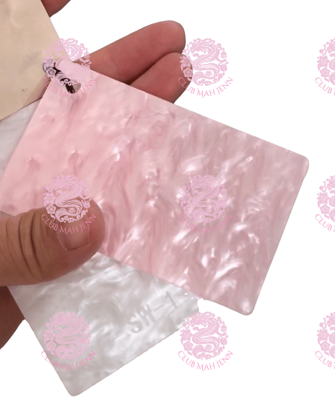 Pale Pink Mother of Pearl Set 0f 4  Racks - PRE-ORDER EARLIEST ESTIMATED ARRIVAL OCTOBER 2026