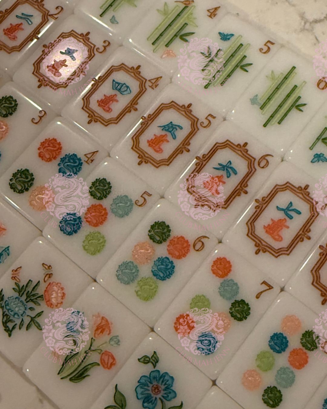 CUSTOM  2nd Edition Classic White Tile Set PRE-ORDER EARLIEST ESTIMATED ARRIVAL 6 MONTHS FROM DATE OF ORDER *Trademark Pending