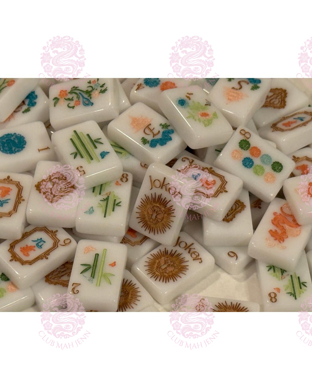CUSTOM  2nd Edition Classic White Tile Set PRE-ORDER EARLIEST ESTIMATED ARRIVAL 6 MONTHS FROM DATE OF ORDER *Trademark Pending