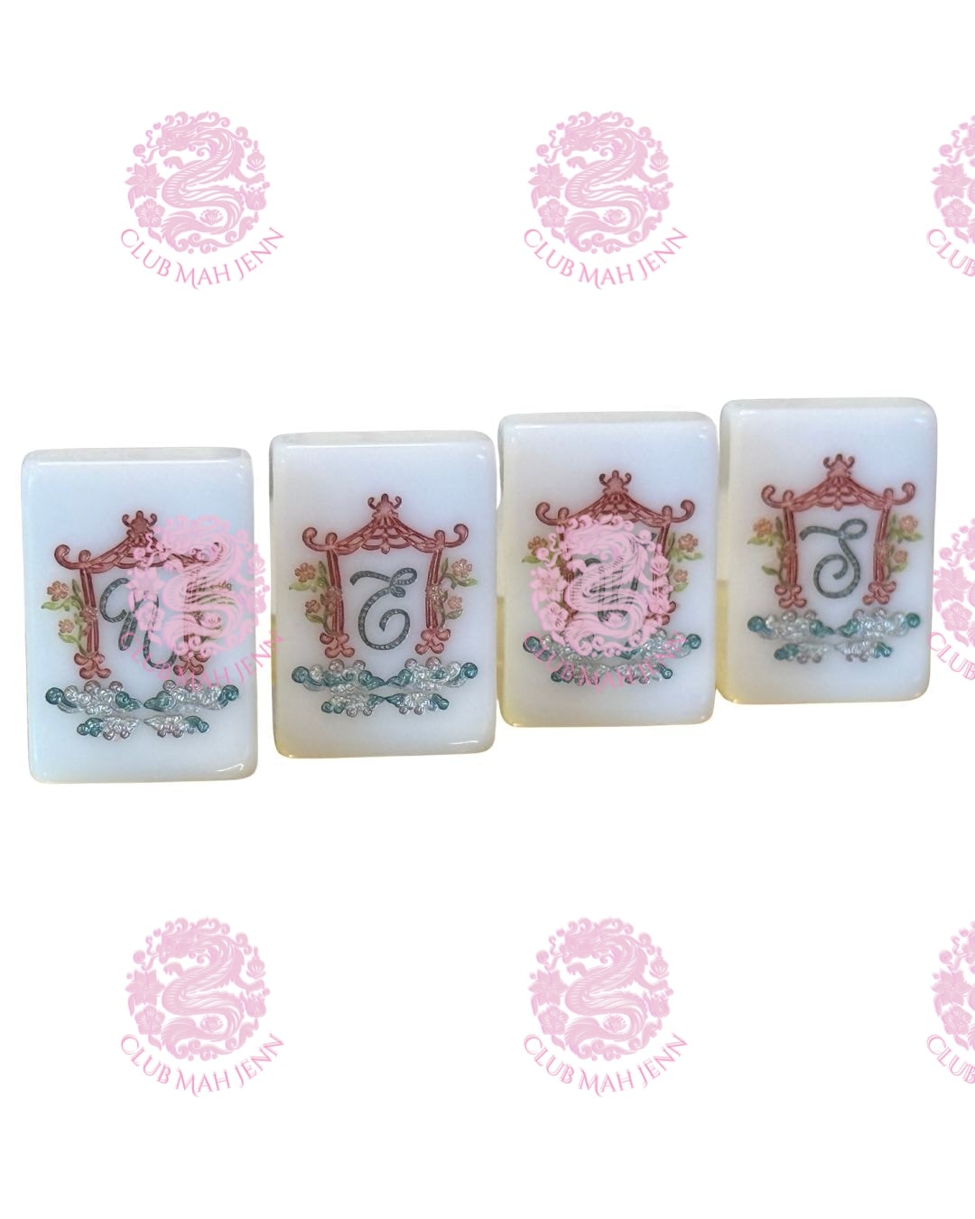 Pearl Royale CLASSIC Mah Jong Set - Miss O'Nie   PRE-ORDER 3rd Fulfillment EARLIEST ESTIMATED DELIVERY December   2026  ©2023 Club Mah Jenn