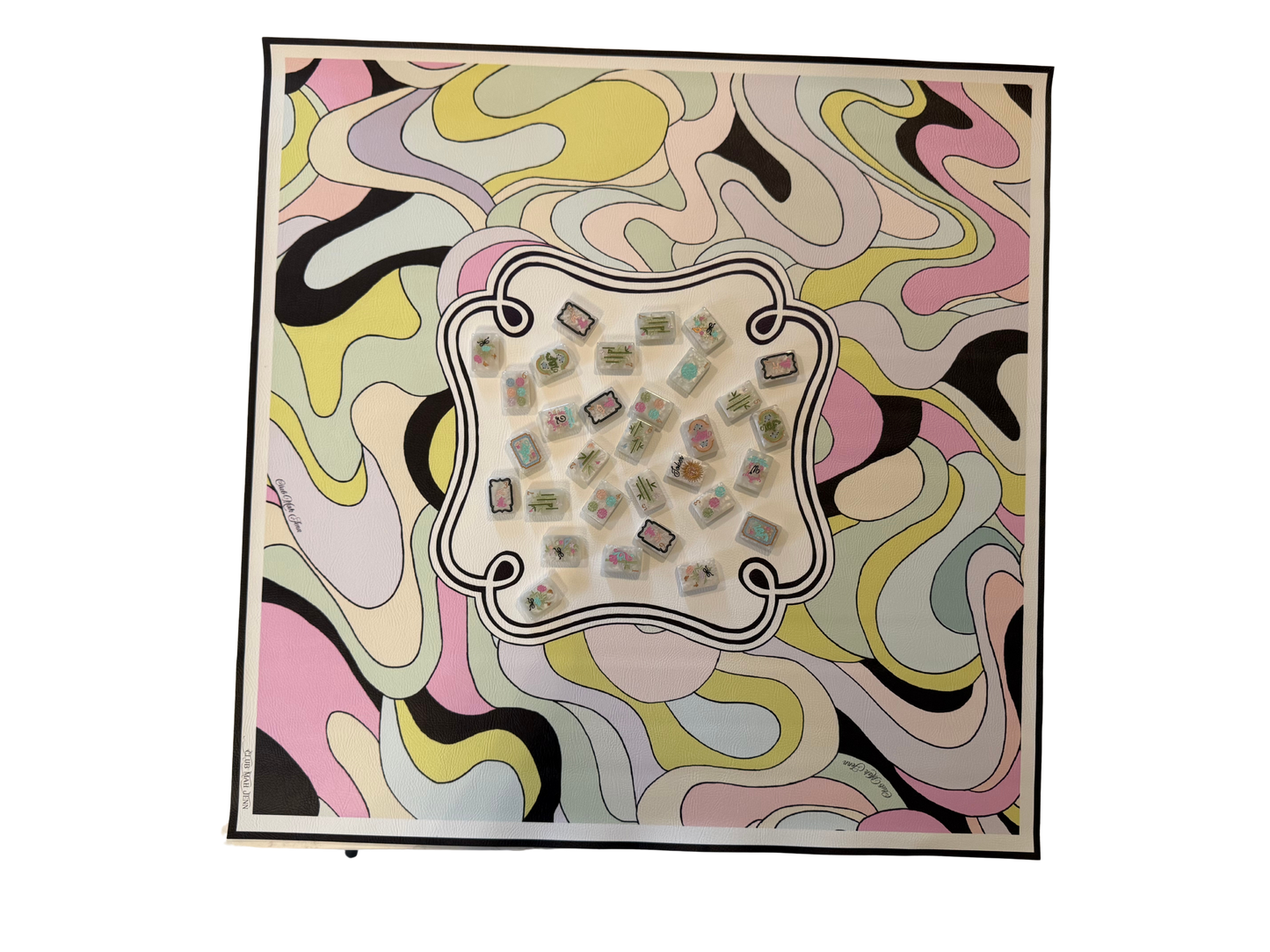 Miss Poochie Multi- Color   Leatherette Mat  *Trademark Pending