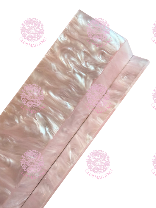 Pale Pink Mother of Pearl Set 0f 4  Racks - PRE-ORDER EARLIEST ESTIMATED ARRIVAL OCTOBER 2026