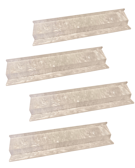 Ivory Mother of Pearl Set 0f 4 TRAVEL 12"  Racks - PRE-ORDER ONLY EARLIEST ESTIMATED ARRIVAL NOVember  2026 eta