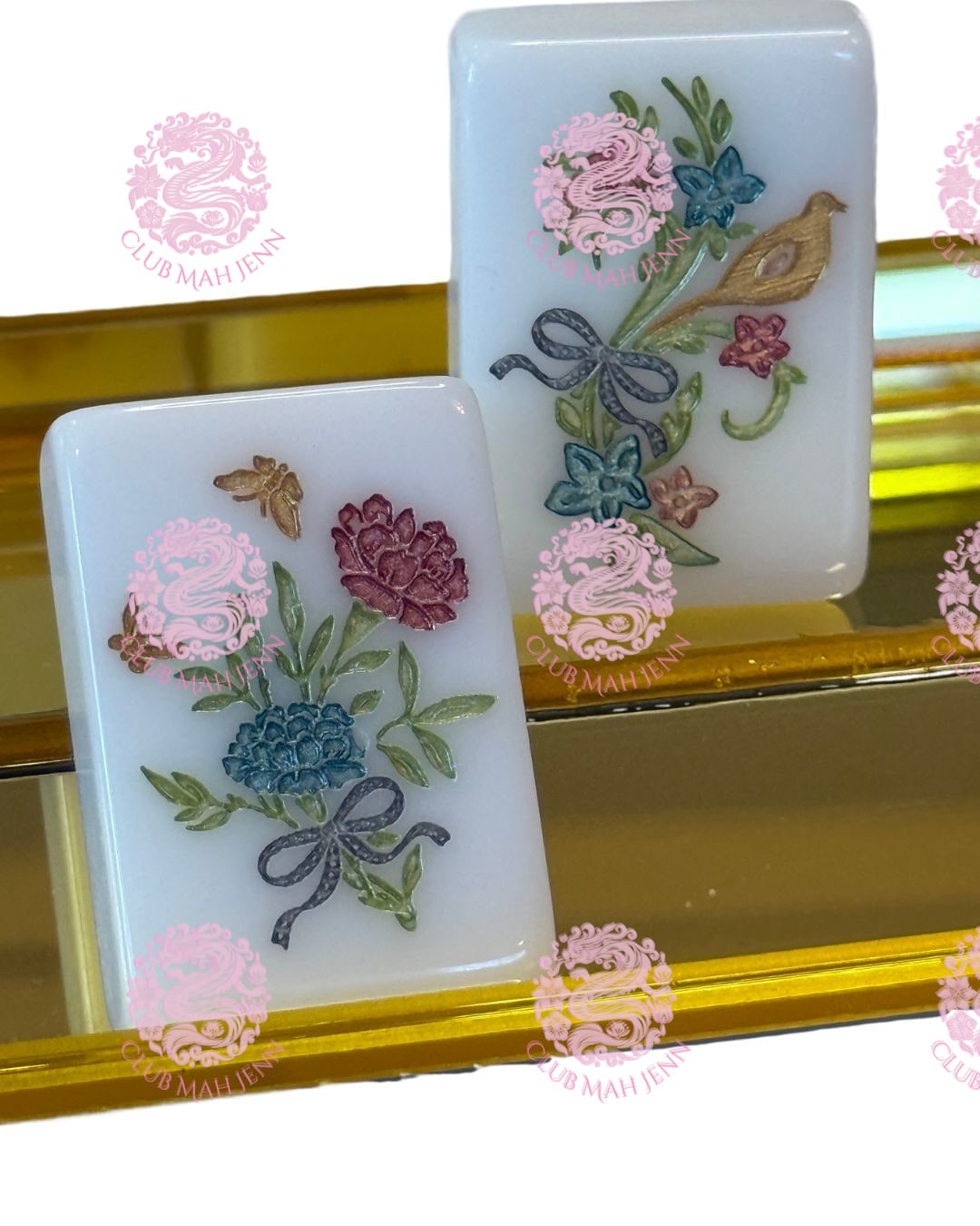 Pearl Royale CLASSIC Mah Jong Set - Miss O'Nie   PRE-ORDER 3rd Fulfillment EARLIEST ESTIMATED DELIVERY December   2026  ©2023 Club Mah Jenn
