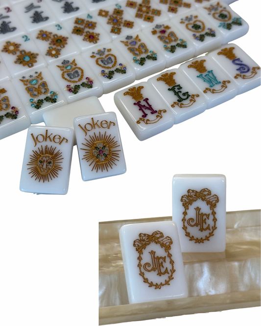 CUSTOM  D’or Jewel Tone CLASSIC Edition Mah Jong Tiles  PRE-ORDER   6 MONTH ESTIMATED MINIMUM PRODUCTION TIME  *Trademark Pending