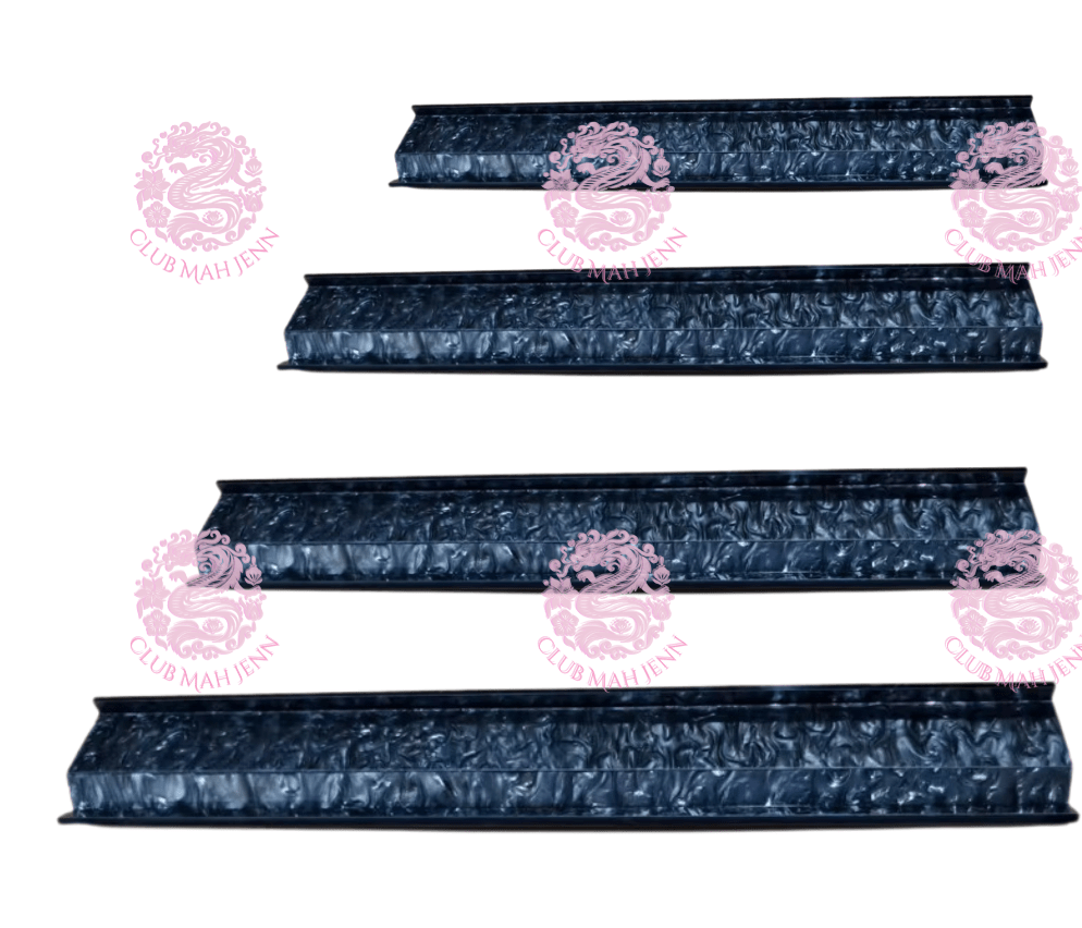 Black Mother of Pearl Set 0f 4  Racks - PRE-ORDER EARLIEST ESTIMATED ARRIVAL July  2026