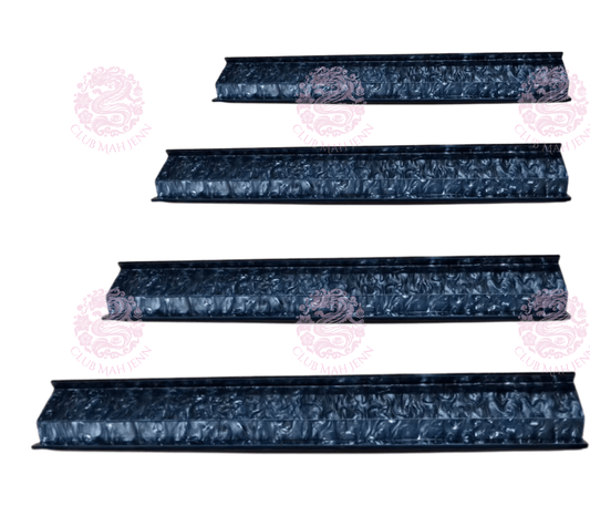 Black Mother of Pearl Set 0f 4  Racks - PRE-ORDER EARLIEST ESTIMATED ARRIVAL JUNE 2026