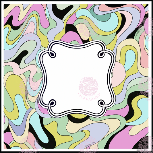 Miss Poochie Multi- Color   Leatherette Mat  *Trademark Pending