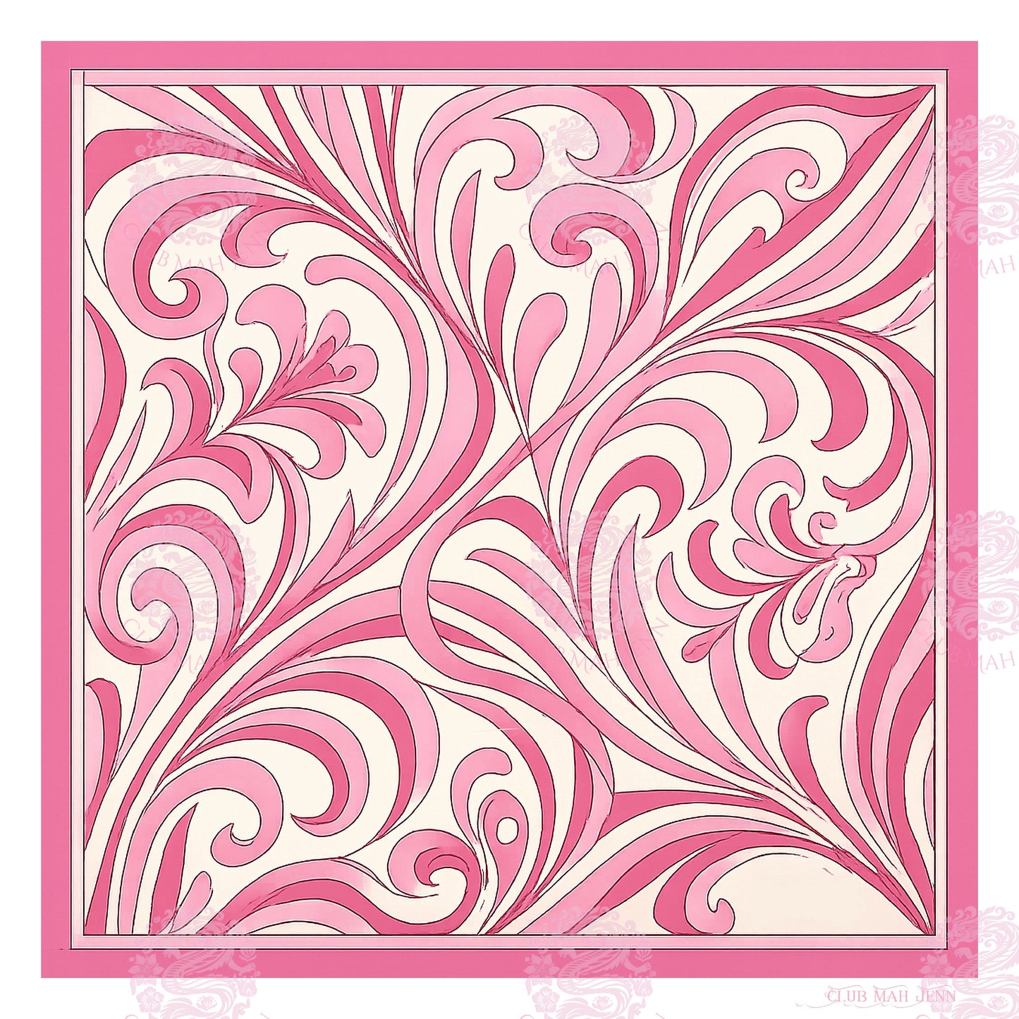 Miss Poochie  Leatherette Mat -Pink of Perfections  *Trademark Pending