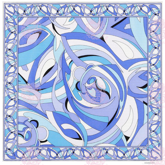 Miss Poochie  Leatherette Mat - Riviera Bleu  *Trademark Pending