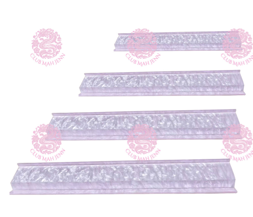 Pale Pink Mother of Pearl Set 0f 4  Racks - PRE-ORDER EARLIEST ESTIMATED ARRIVAL OCTOBER 2026