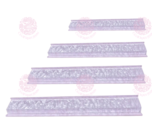 Pale Pink Mother of Pearl Set 0f 4  Racks - PRE-ORDER EARLIEST ESTIMATED ARRIVAL  JUNE 2026