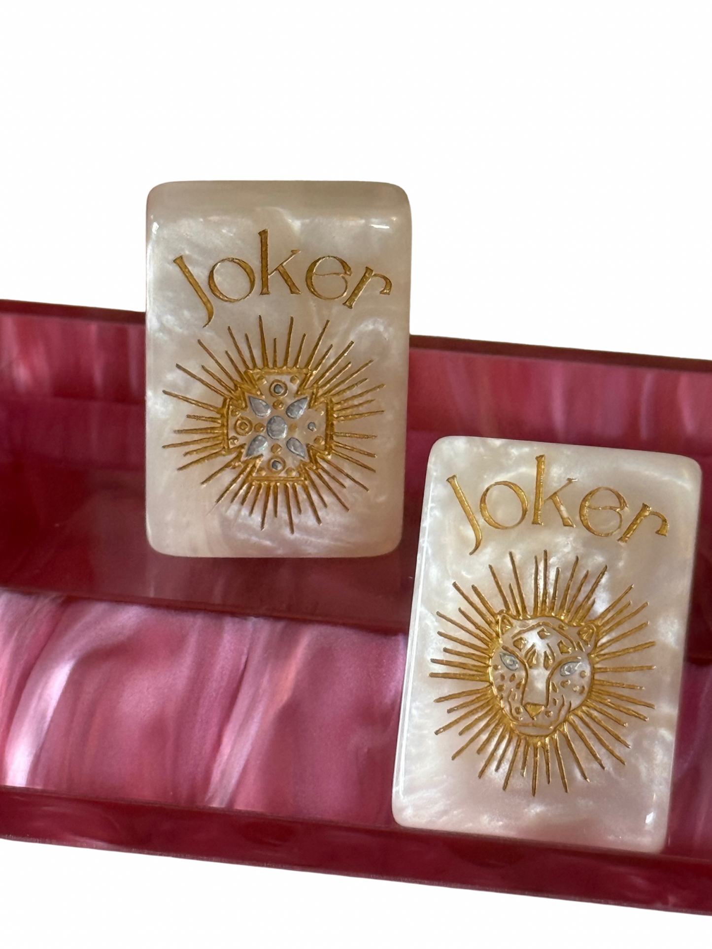 Magenta Mother of Pearl Set 0f 4  Racks - PRE-ORDER ONLY